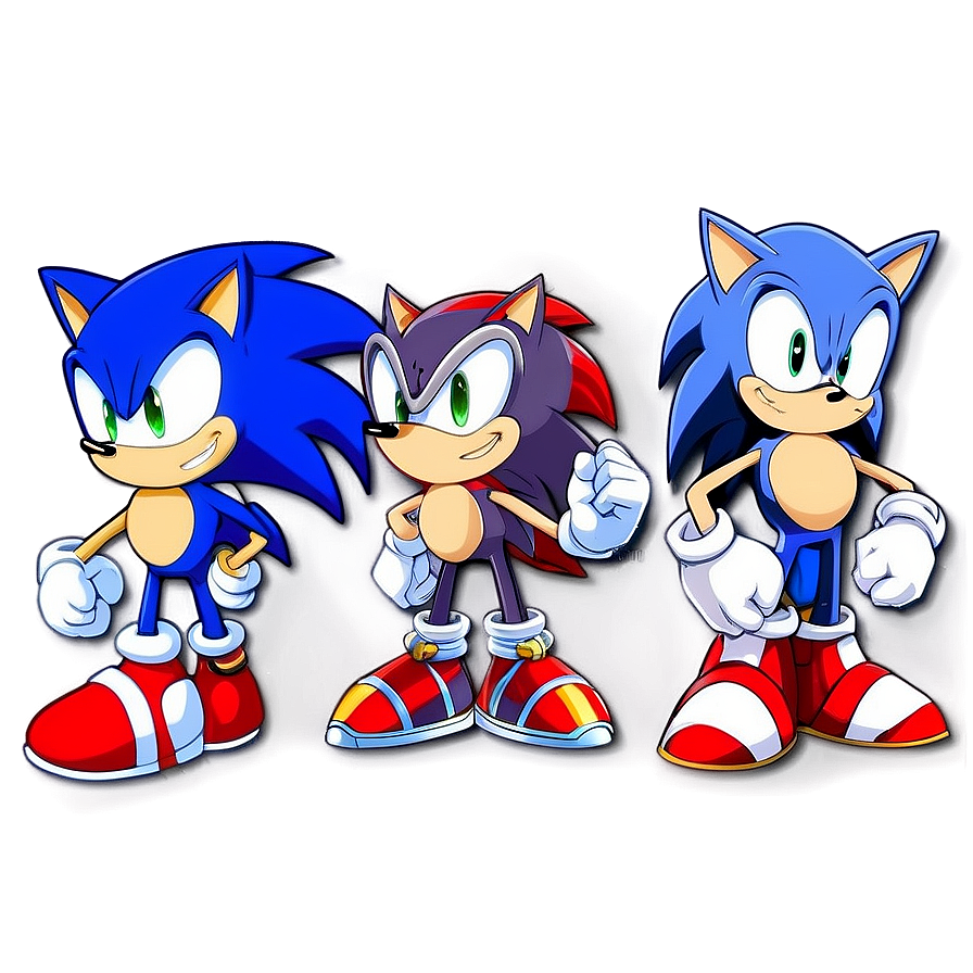 Sonic And Silver Team Png Jjd PNG