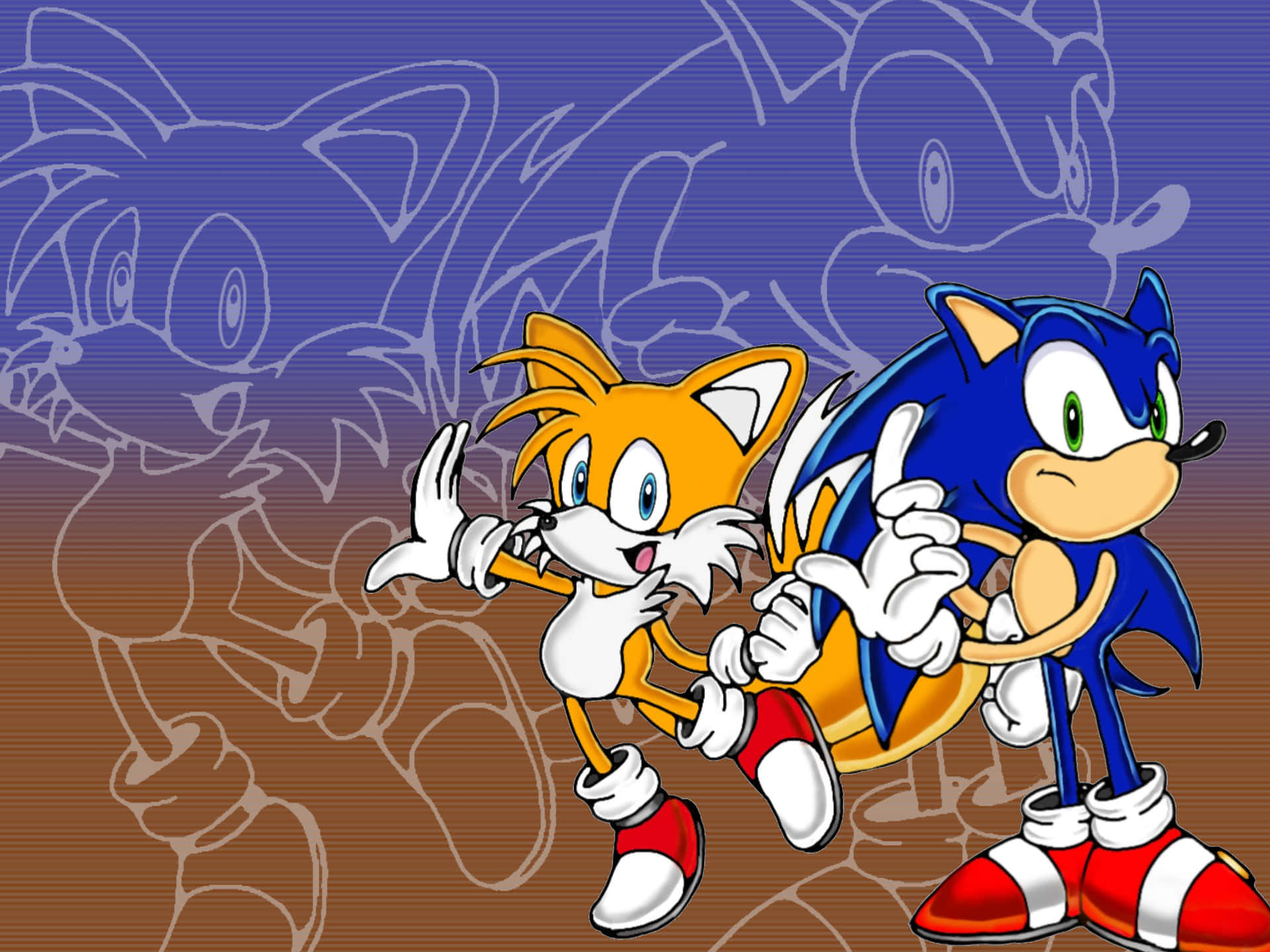 Sonic and Tails - The Ultimate Team-up Wallpaper