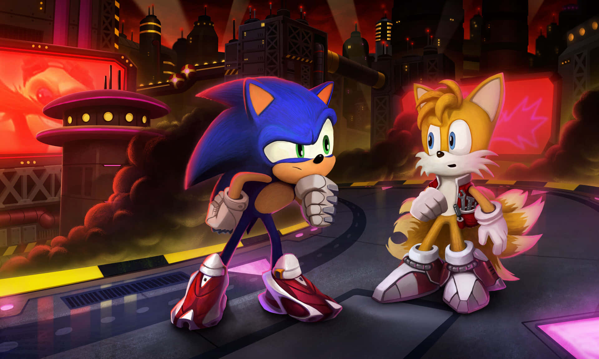 Sonic_and_ Tails_ Adventure Wallpaper