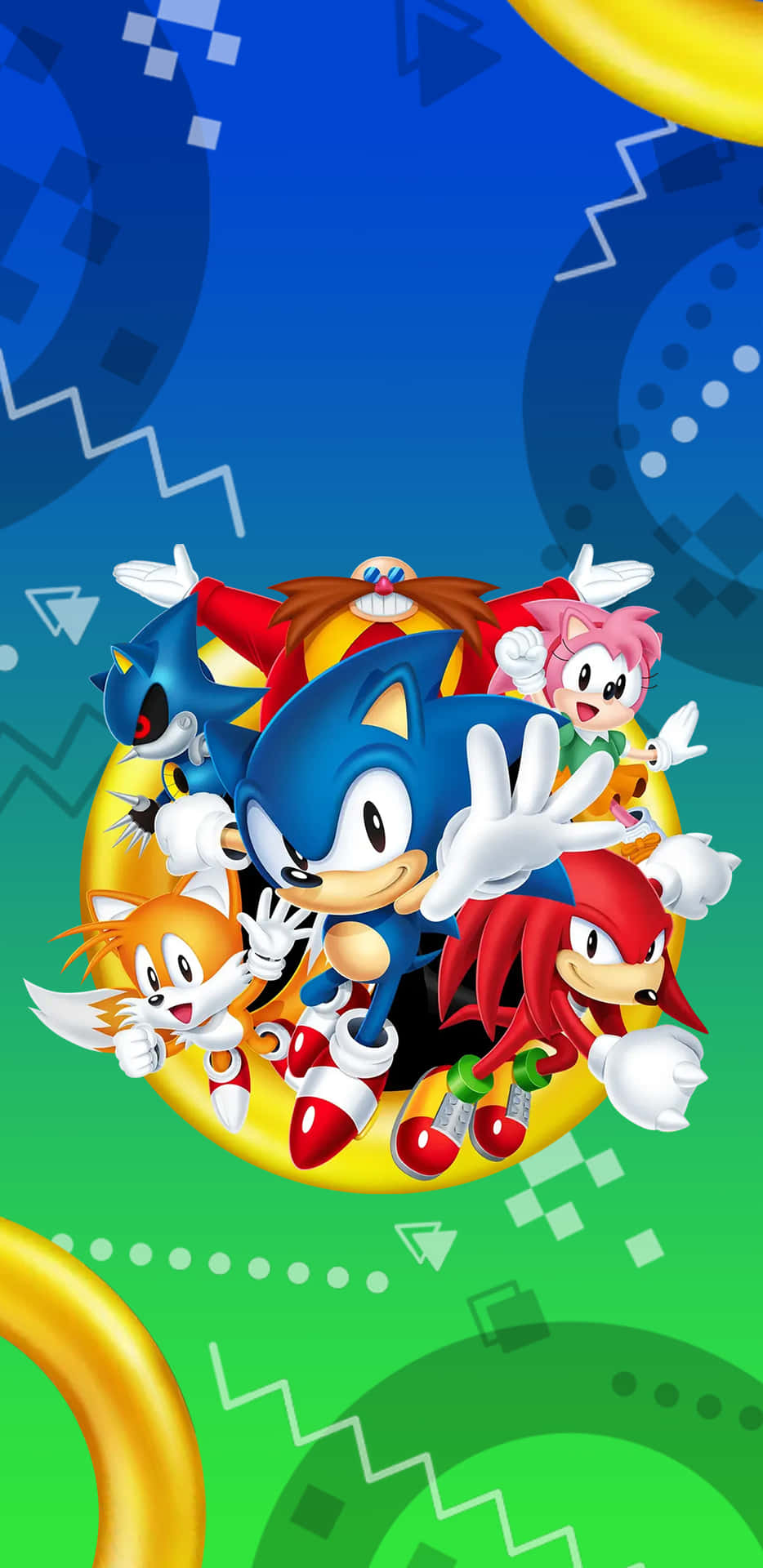 Captivating Sonic Art Illustration Wallpaper