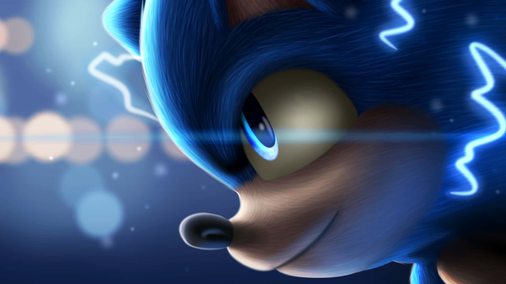Stunning Sonic Art Depicting Various Characters Wallpaper
