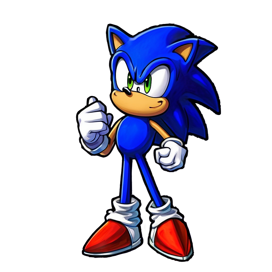 Sonic Battle Stance Png 18 PNG