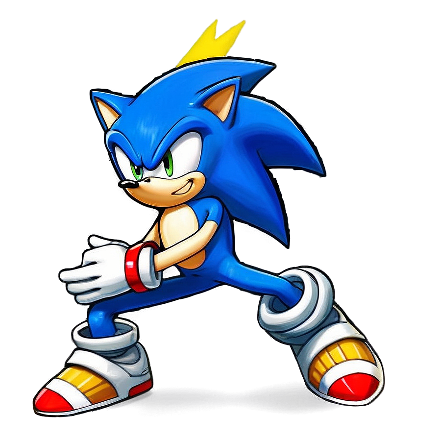 Sonic Battle Stance Png Oxm PNG