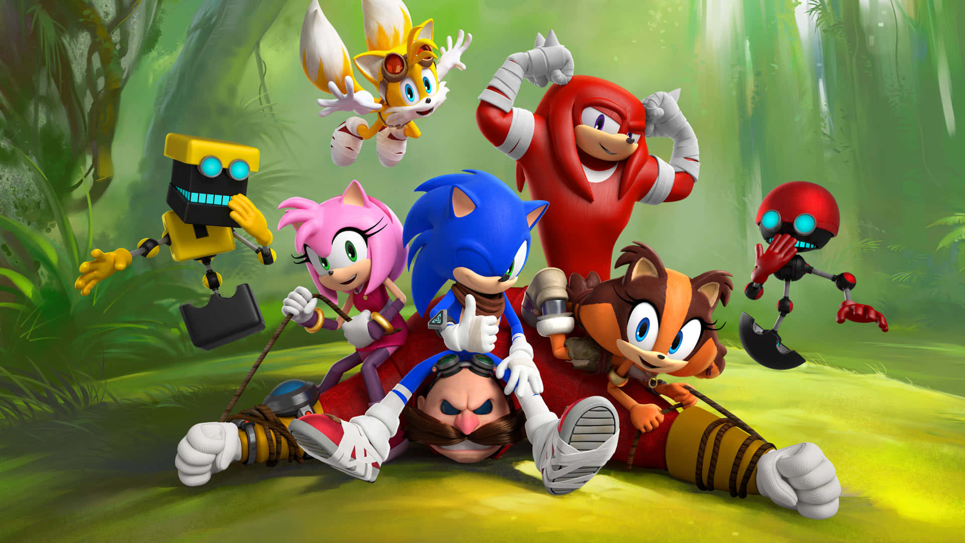 A powerful sonic boom in action Wallpaper
