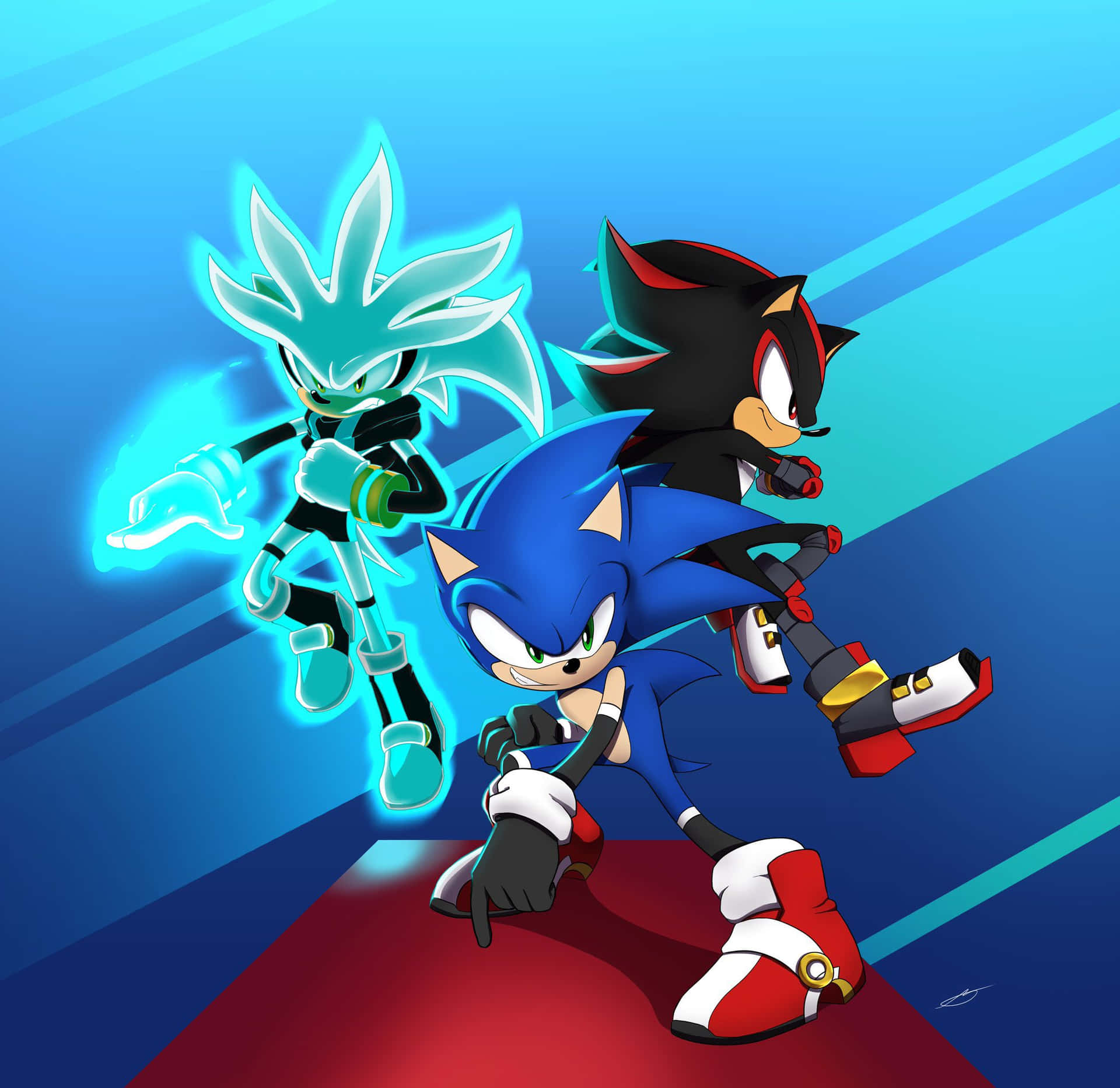 Caption: Sonic Chaos - High Speed Adventure Wallpaper
