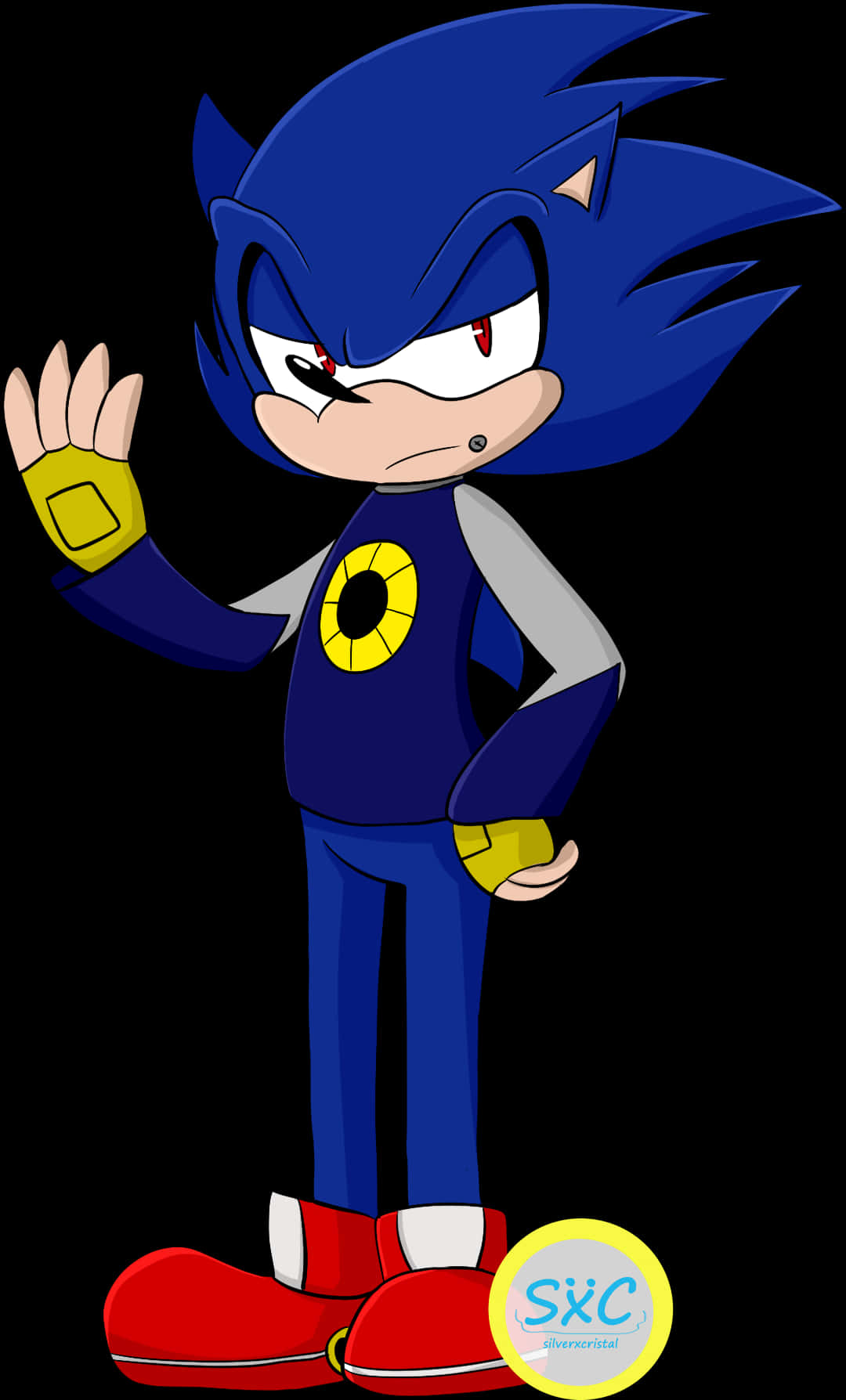 Sonic_ Character_ Animation_ Pose PNG