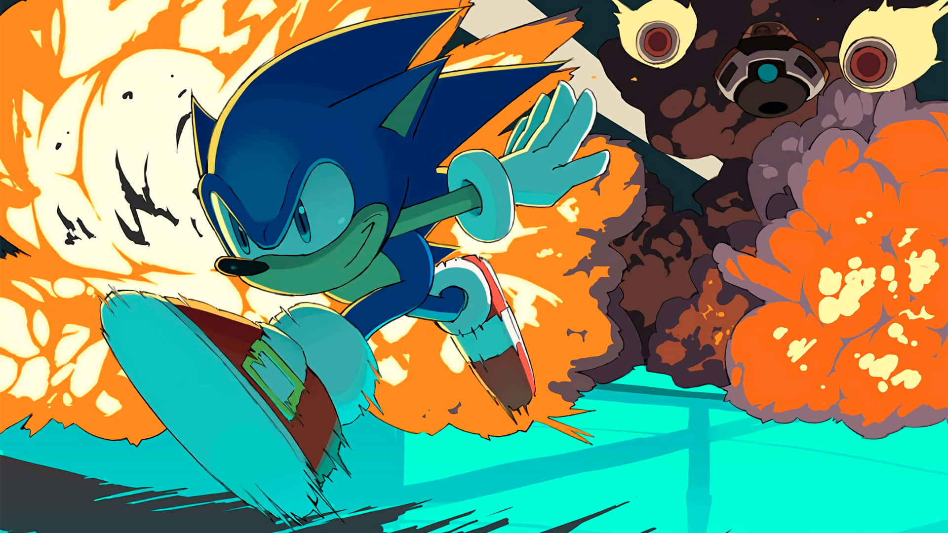Sonic Characters Assemble for an Epic Adventure Wallpaper