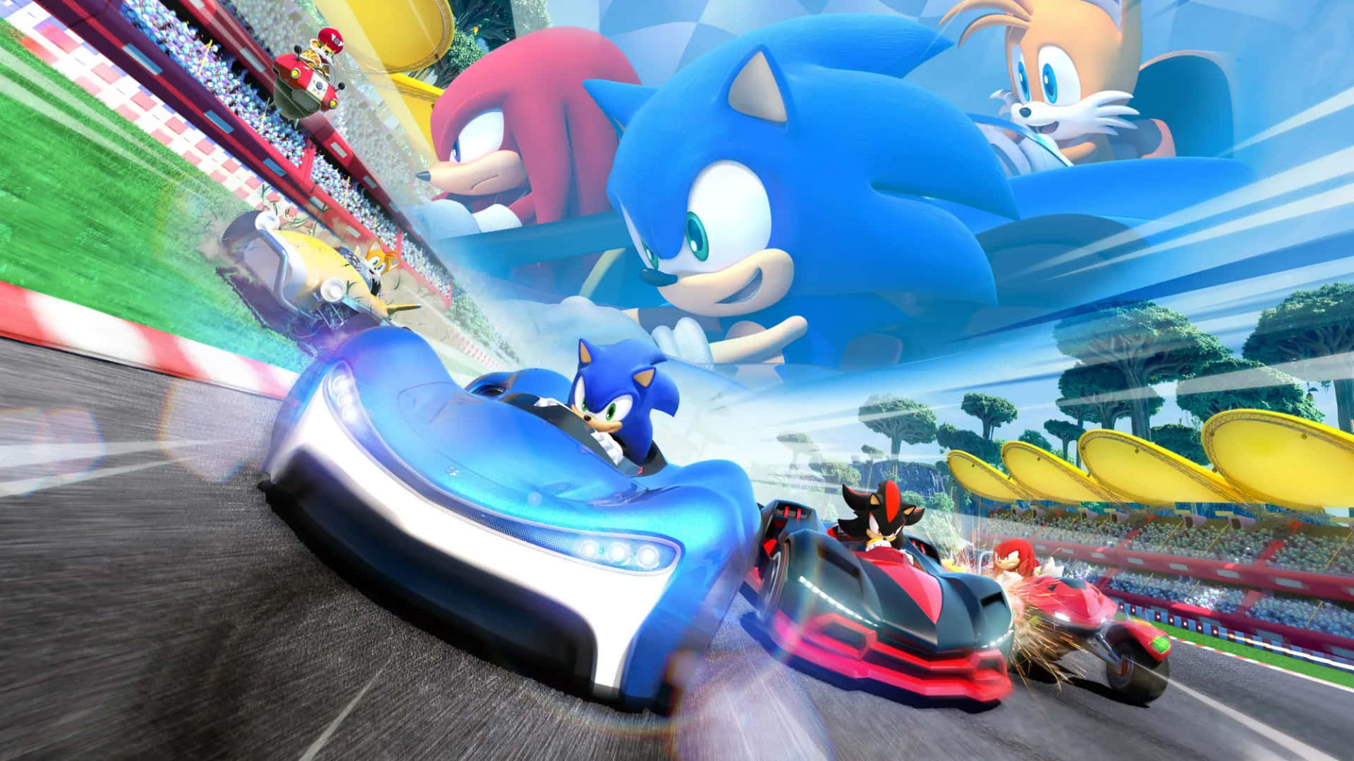 All Your Favorite Sonic Characters in One Epic Wallpaper Wallpaper