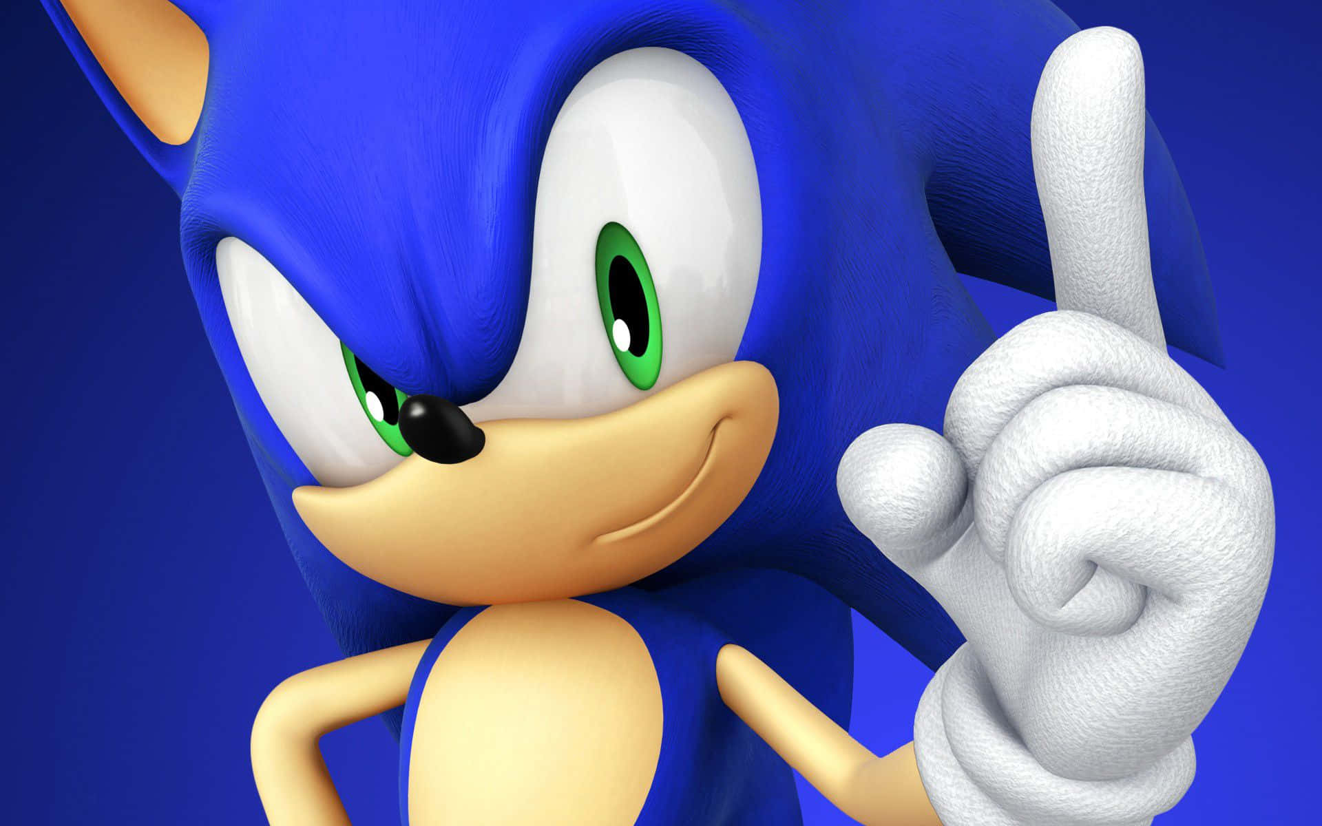 Sonic the Hedgehog Running Through City Escape Wallpaper