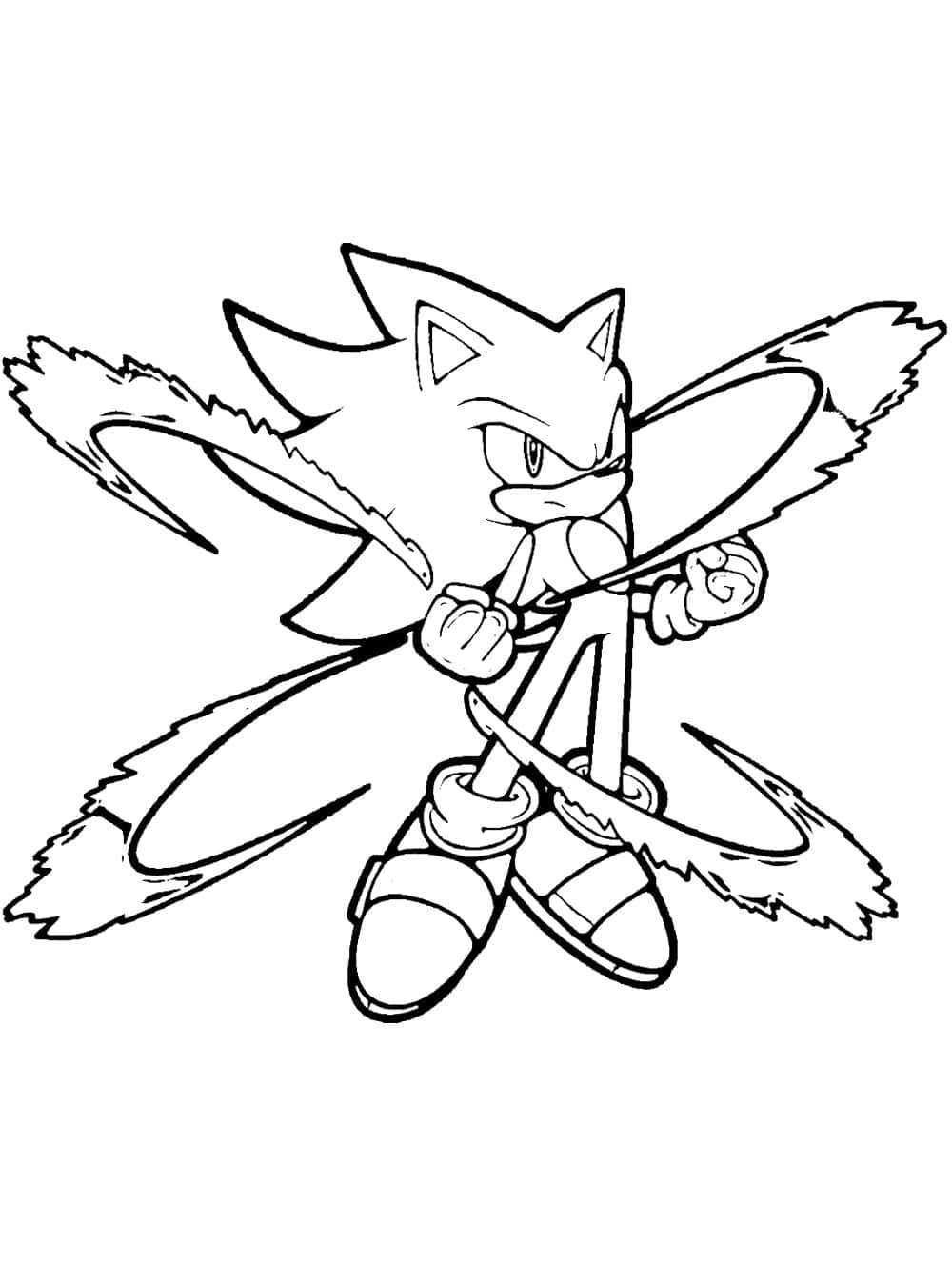 Sonic The Hedgehog Coloring Pages