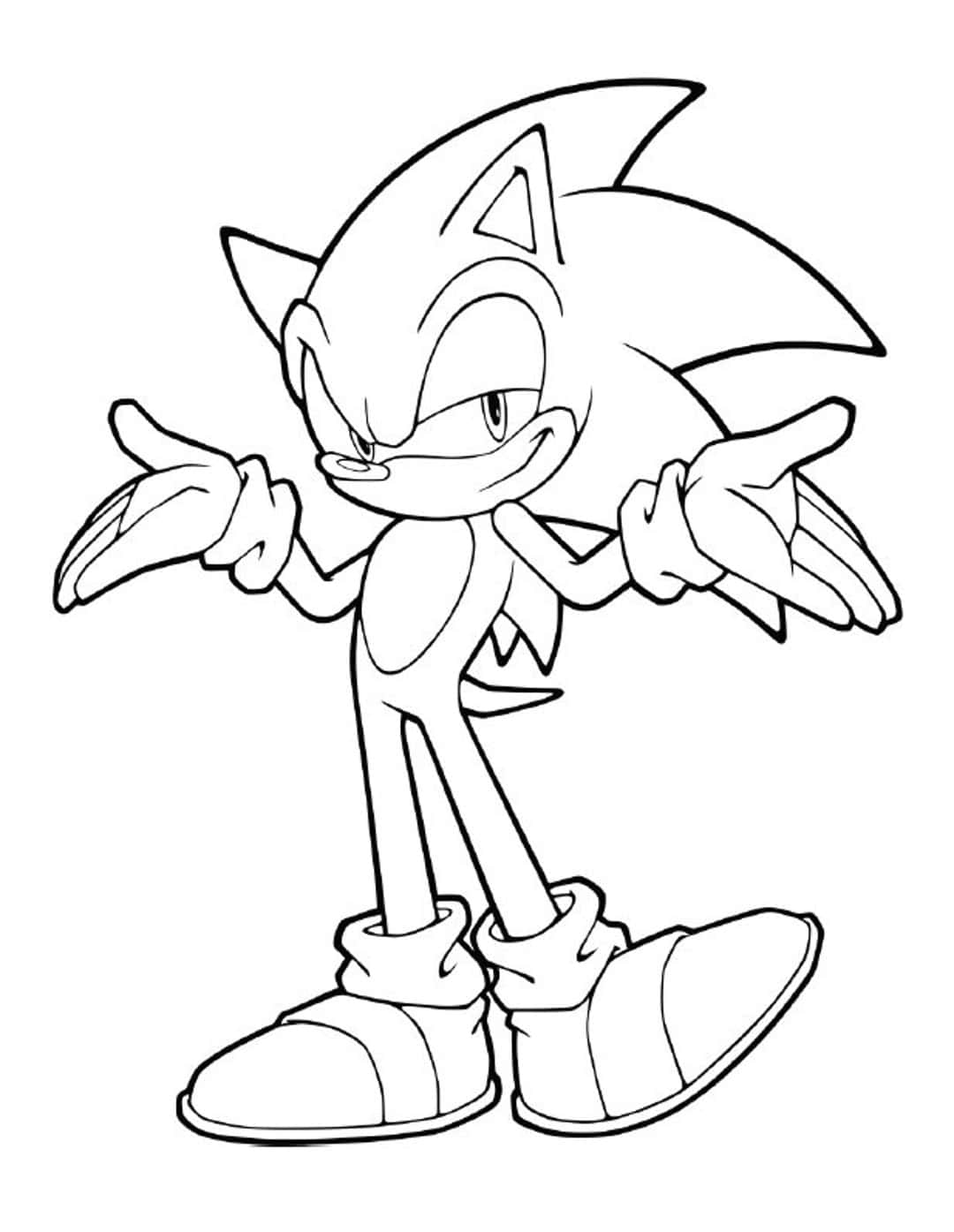 Páginaspara Colorear De Sonic The Hedgehog