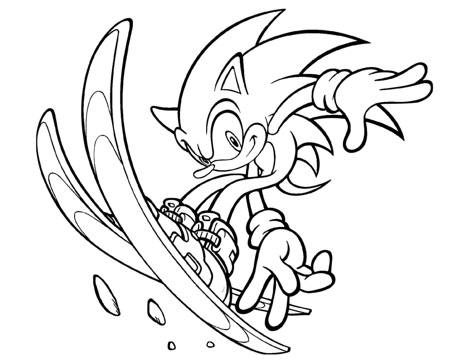 Coloreajunto A Sonic The Hedgehog