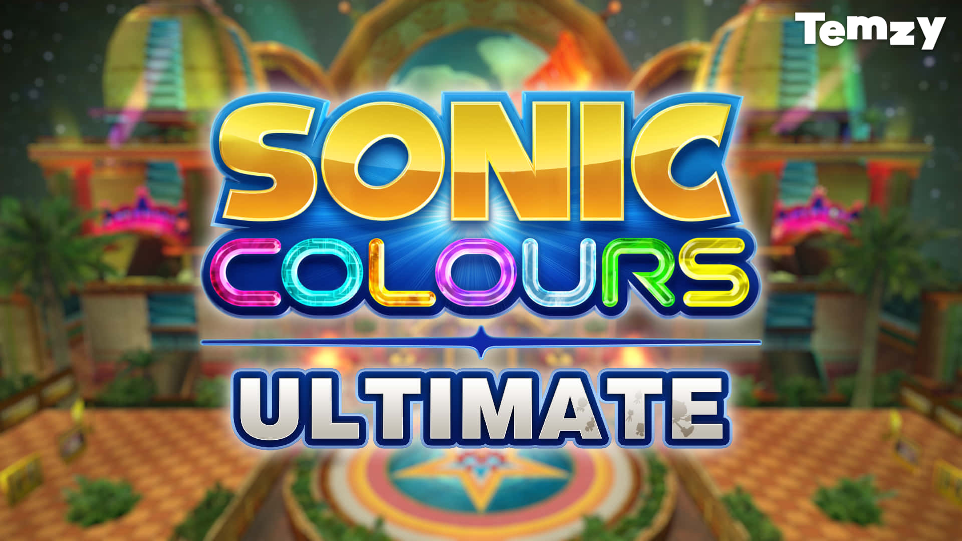 Tadig Fram Genom En Tekniskt Färgstark Värld Med Sonic Colors! Wallpaper