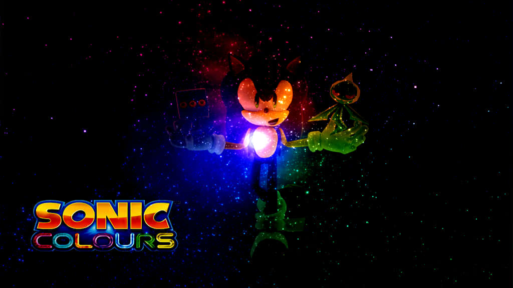 Sonic har et ud af denne verdens eventyr med Sonic Colors Wallpaper
