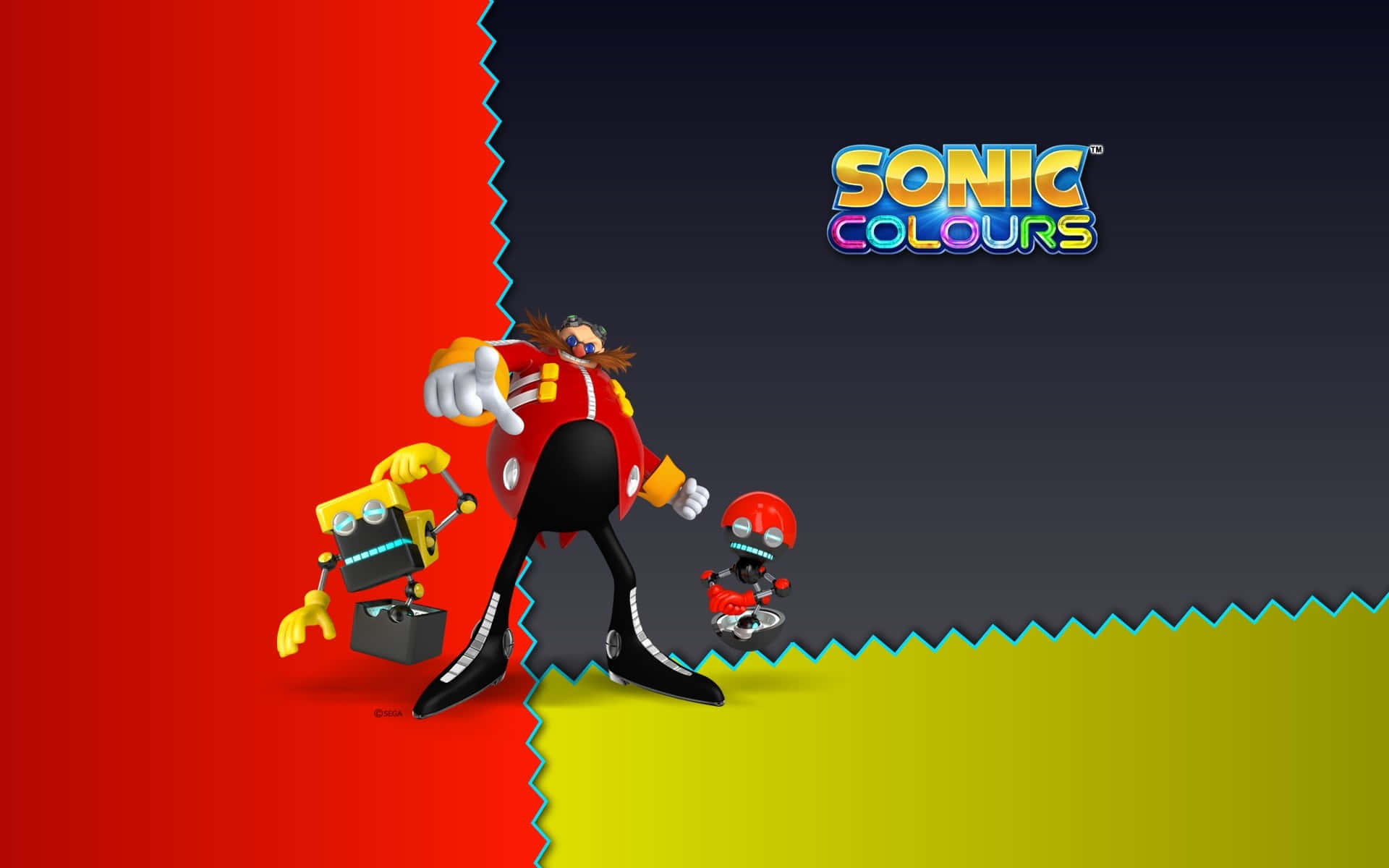 Sonic Colors With Doctor Eggman Wallpaper