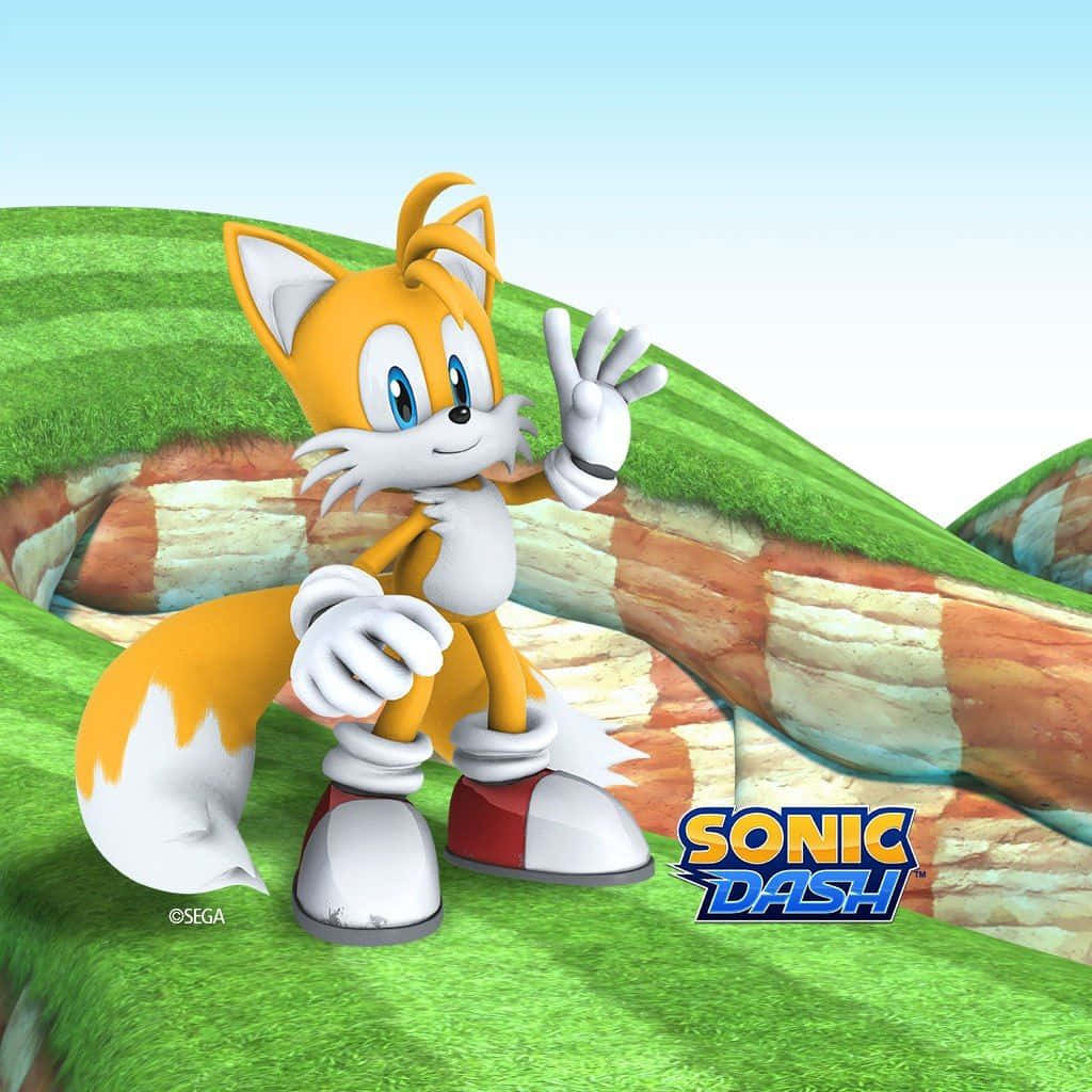 Sonic Dash - Speeding through a thrilling game world! Wallpaper