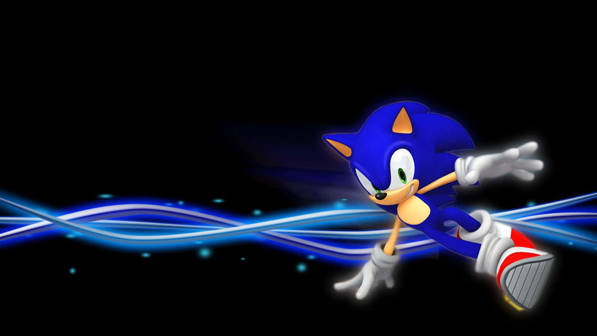 Exciting Sonic Dash Action Scene Wallpaper