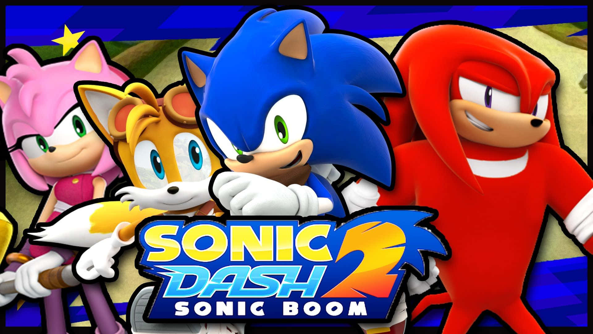 Sonic Dash Action-packed Gameplay Wallpaper
