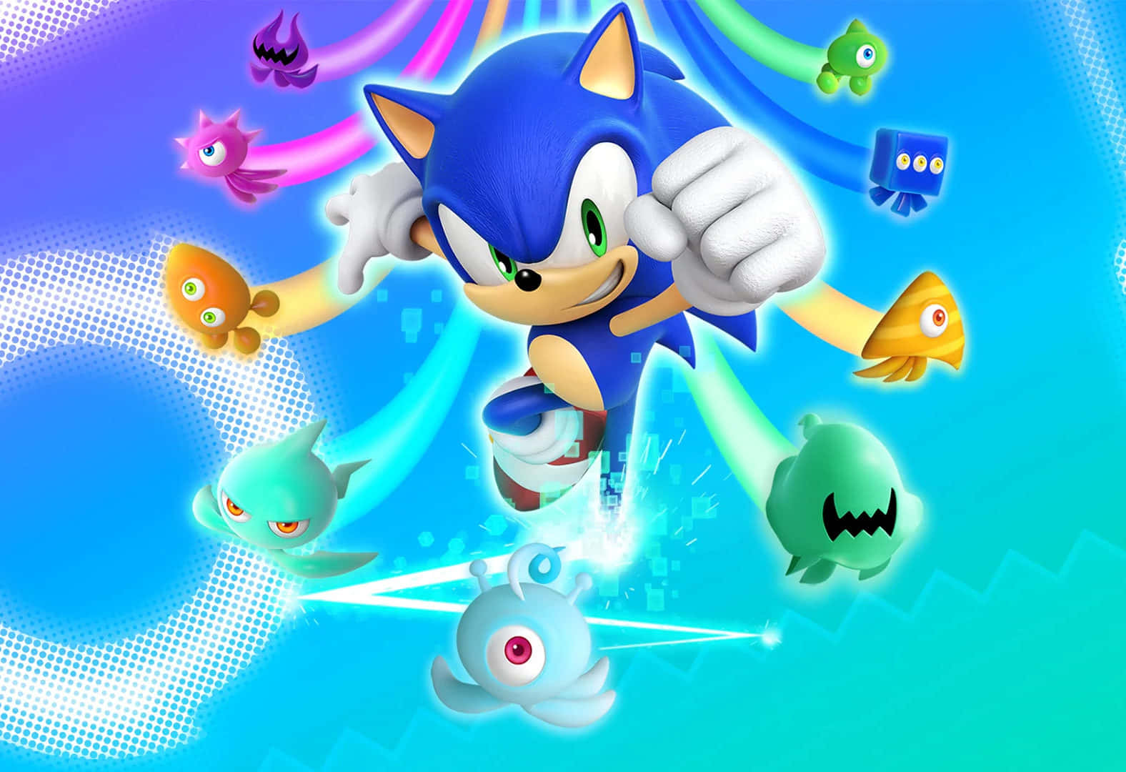 Sonic Exploring A New Adventure Wallpaper