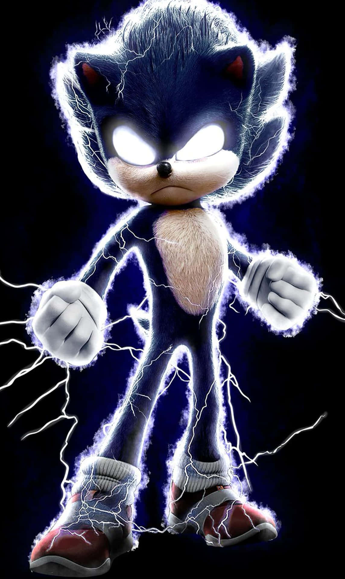 Atraviesael Caos A Toda Velocidad - Arte De Sonic Para Fanáticos Fondo de pantalla