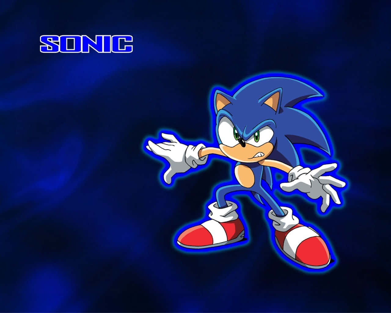 Download Sonic the Hedgehog: A Speedy Adventure in Fan Art Wallpaper