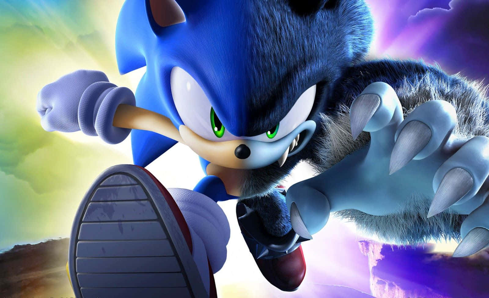Impresionantearte De Fans De Sonic Destacando A Los Personajes Más Populares. Fondo de pantalla