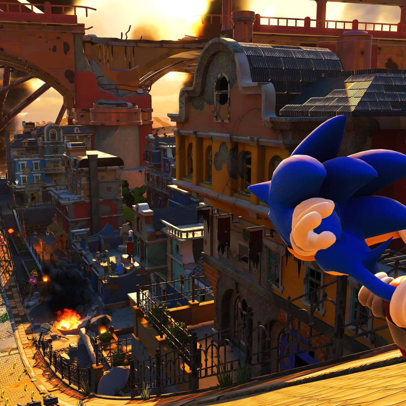 Sonic Forces Speed Battle in action Wallpaper