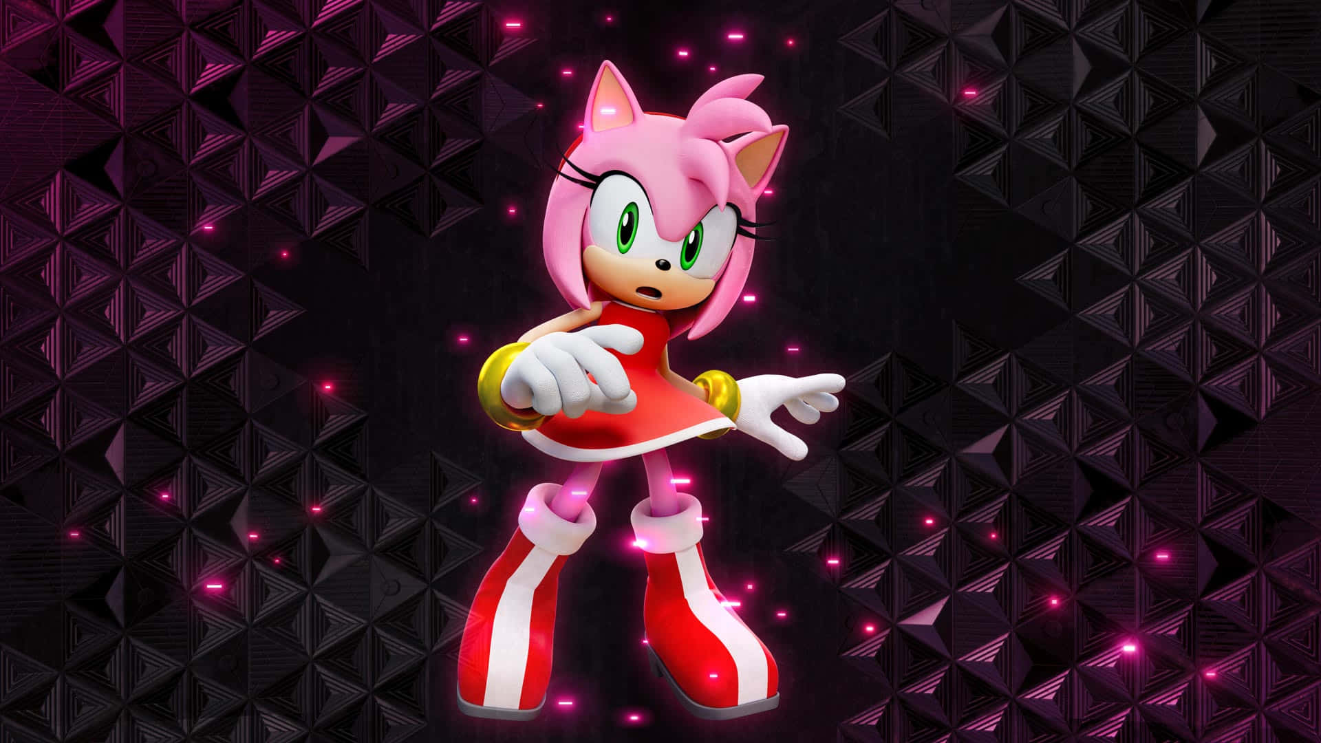 Sonic Frontiers Amy Rose Promo Wallpaper