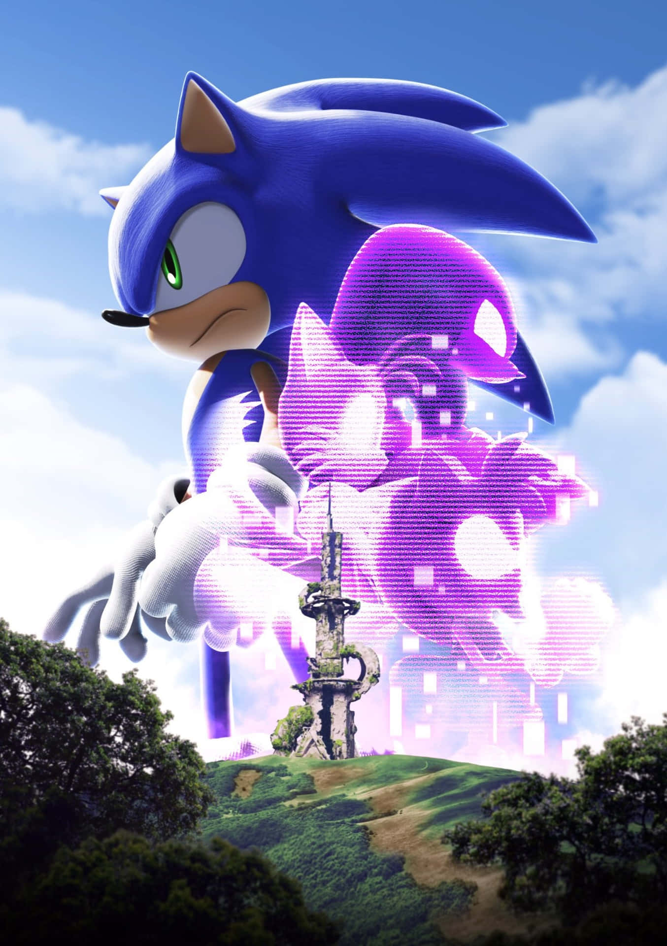 Sonic Frontiers Digital Artwork Wallpaper