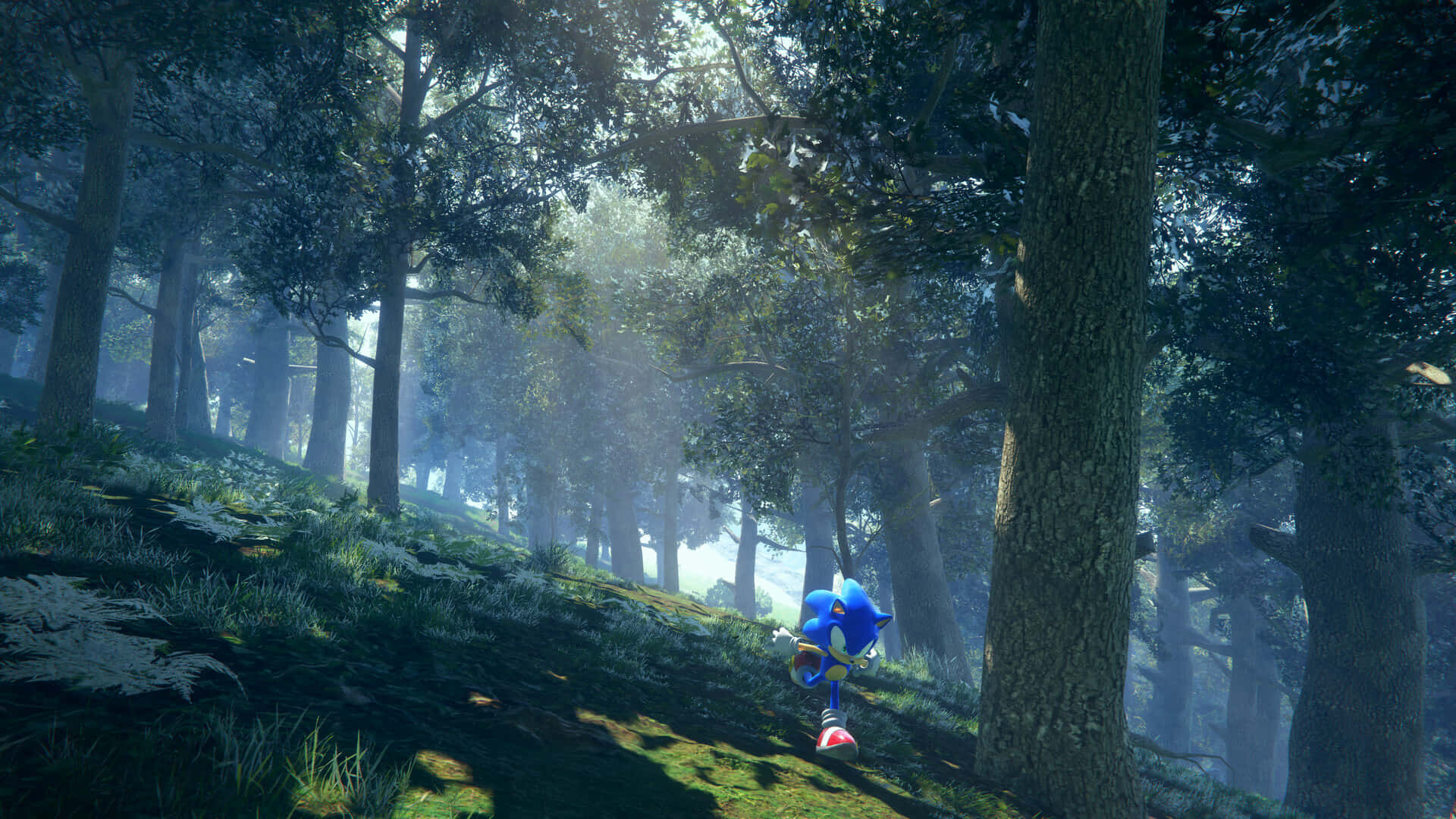 Sonic_ Frontiers_ Forest_ Exploration Wallpaper