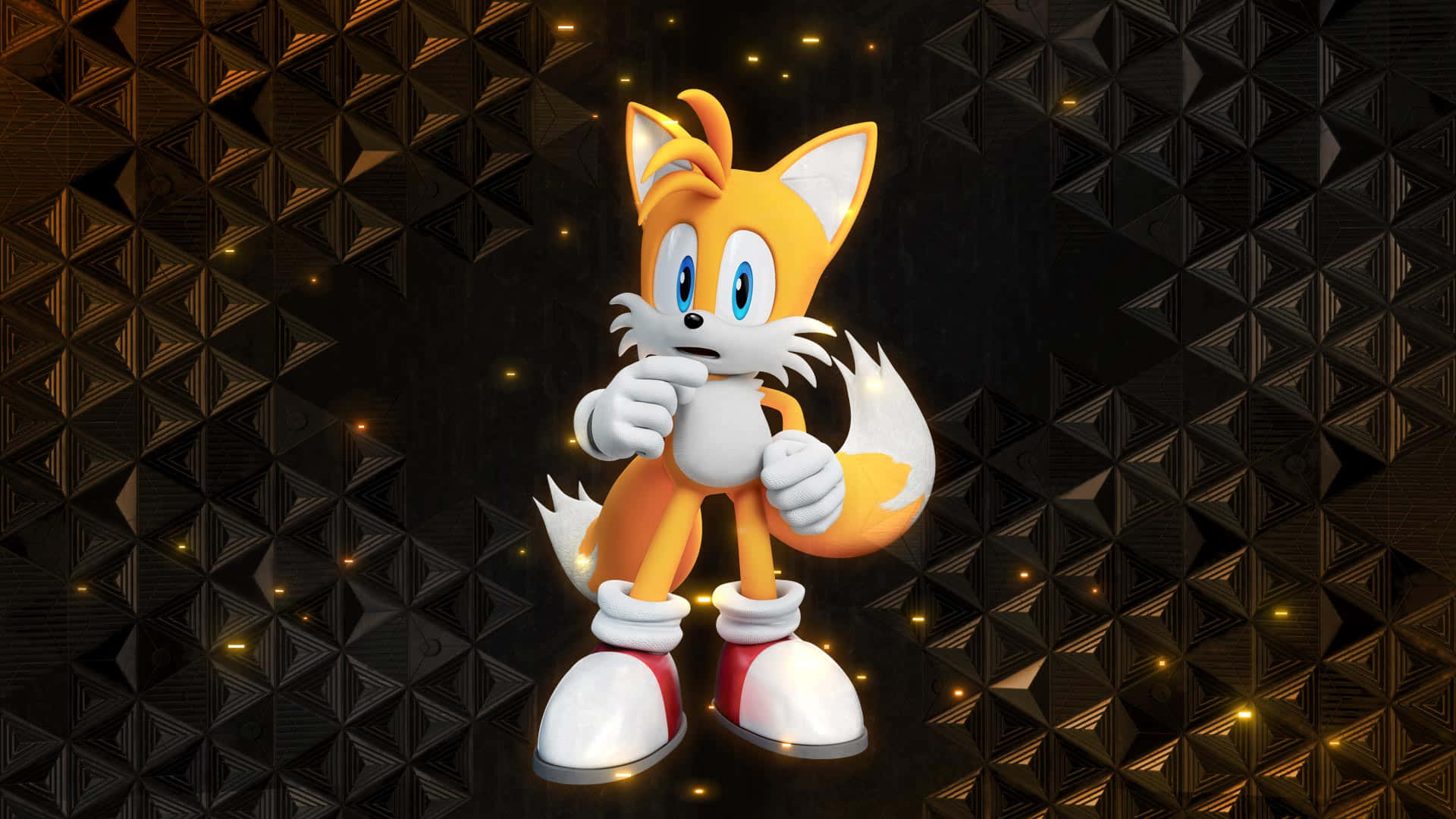 Sonic Frontiers Tails Character Pose Wallpaper