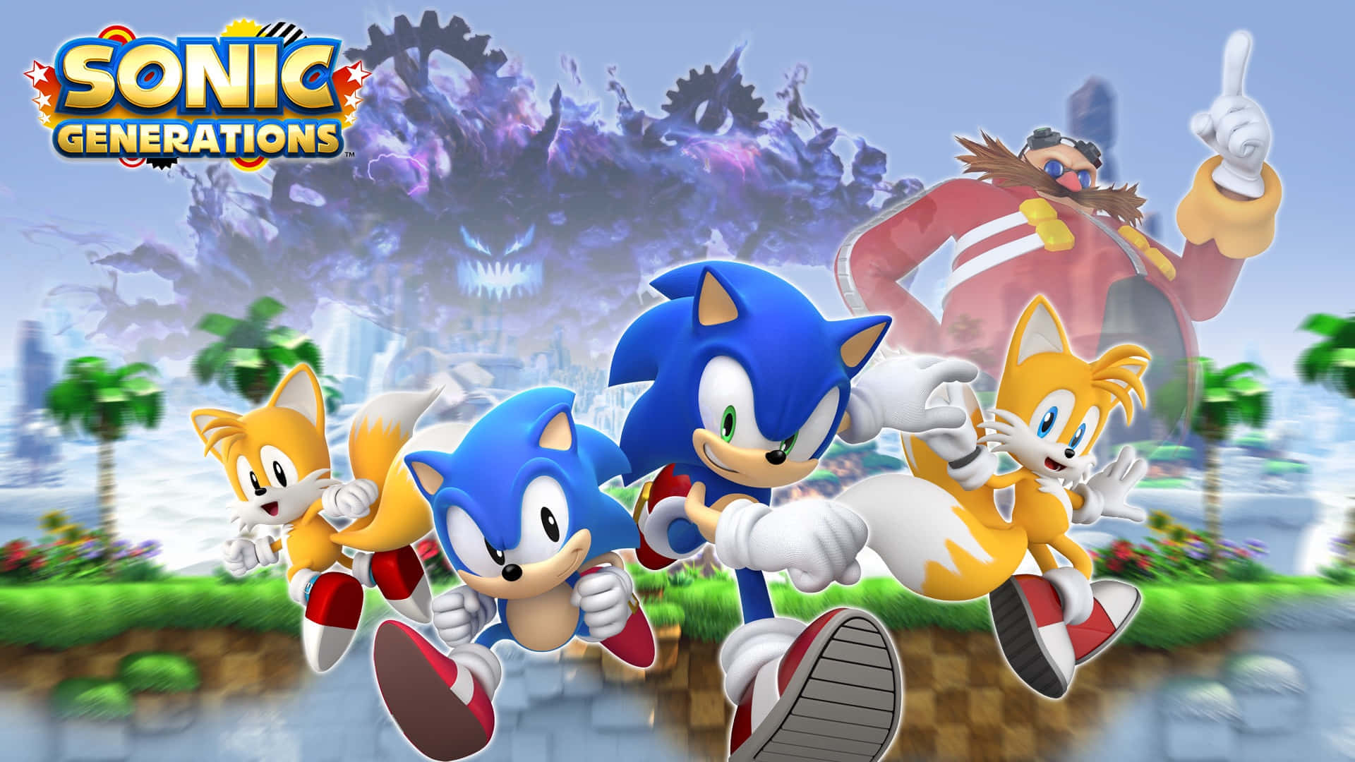 Sonic Generations Karakterer Reklamekunst Bakgrunnsbildet