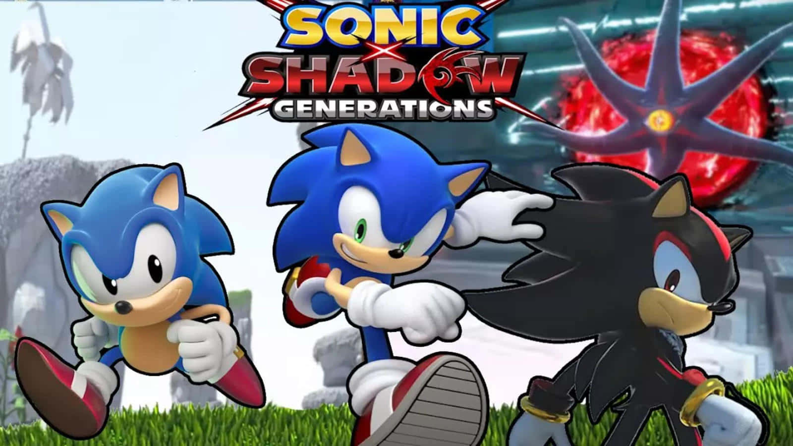 Sonic Generations Classic Modern Shadow Wallpaper