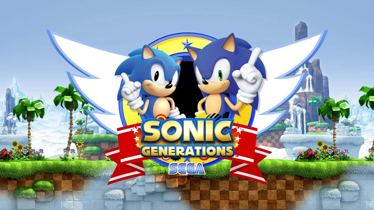 Sonic Generations Klassieke Moderne Sonic Achtergrond