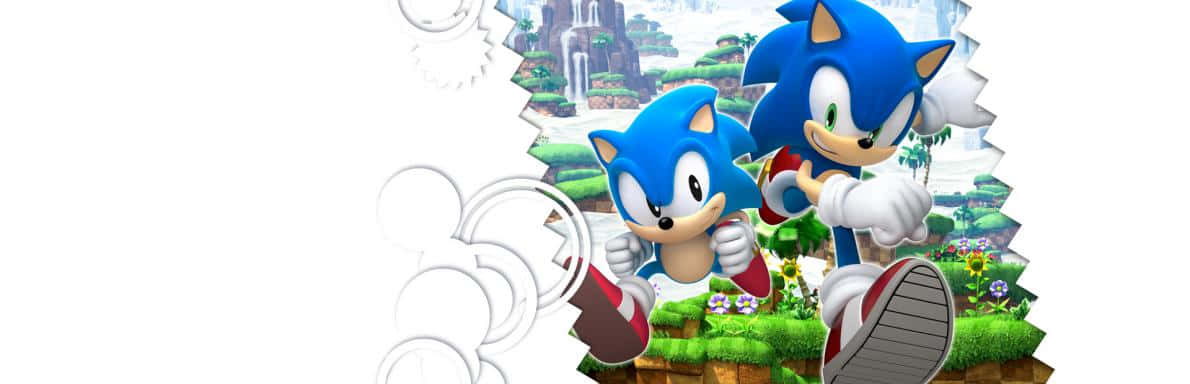 Sonic Generations Klassieke Moderne Sonic Achtergrond