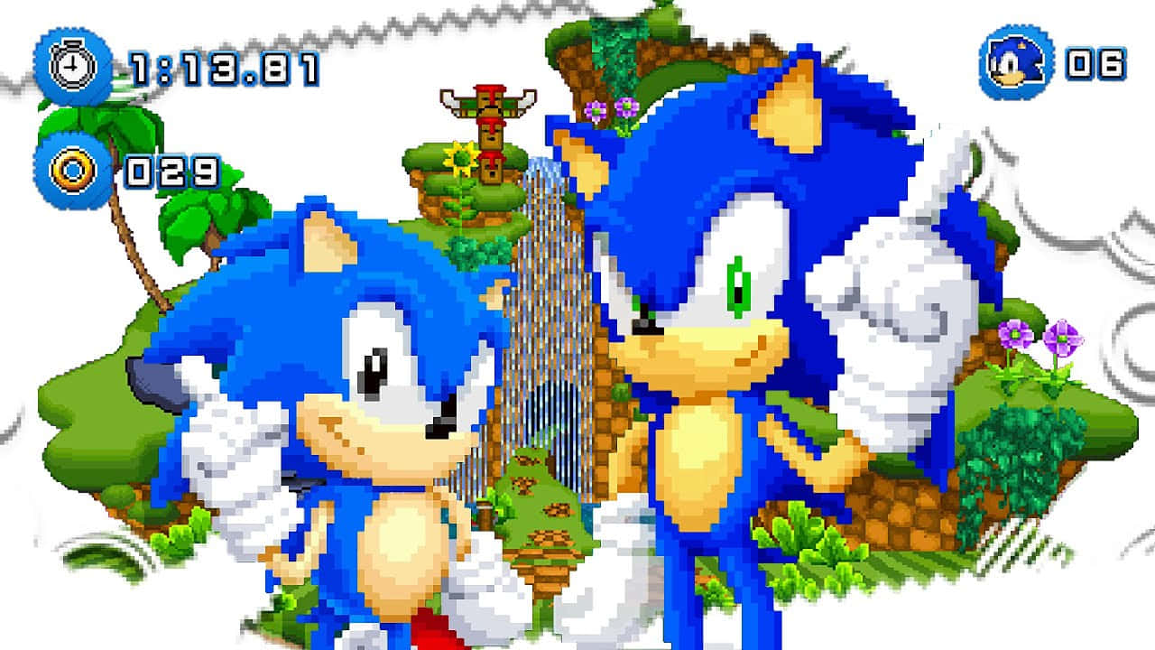 Sonic Generations Klasik Dan Modern Wallpaper