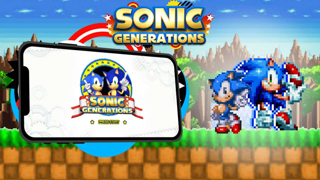 Sonic Generations Mobiele Gameplay Achtergrond