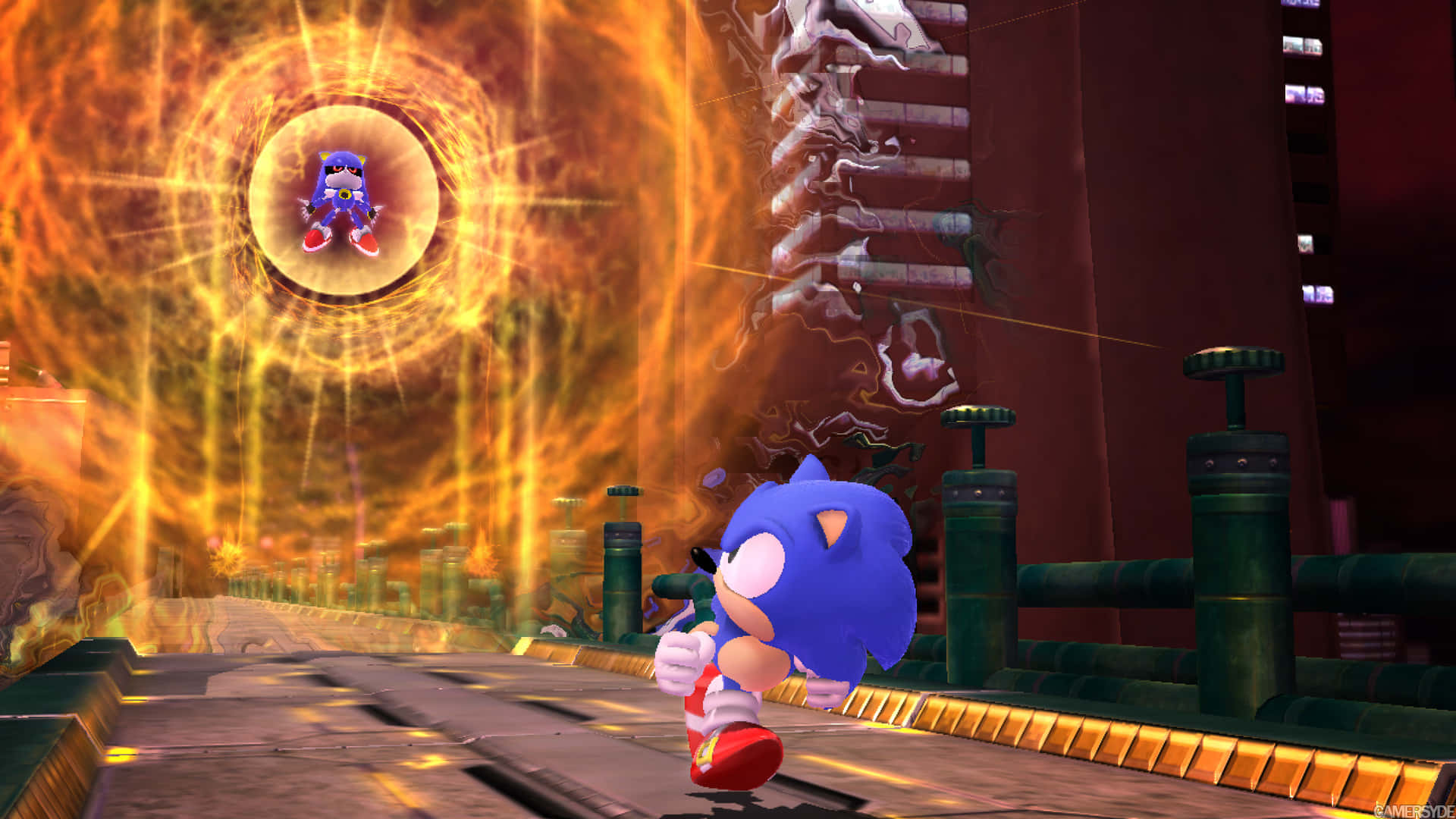 Sonic Generations Tijdportaal Achtervolging Achtergrond