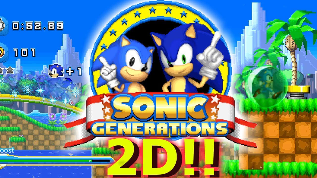 Gameplay 2d Sonic Generations Wallpaper