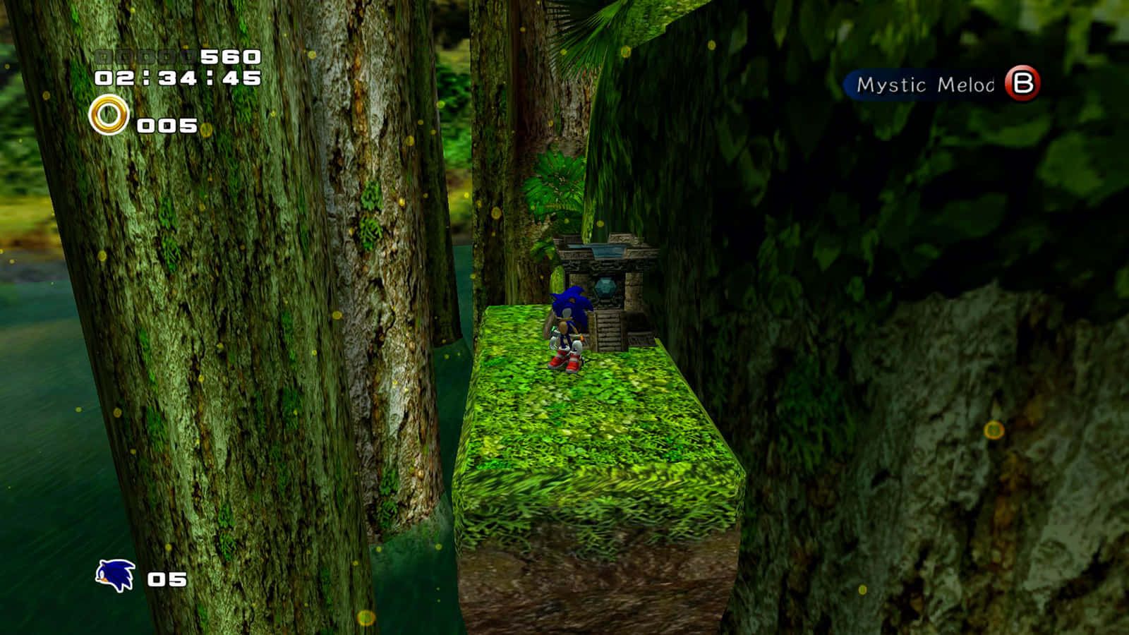 Sonic The Hedgehog: Groene Bos Avontuur Achtergrond