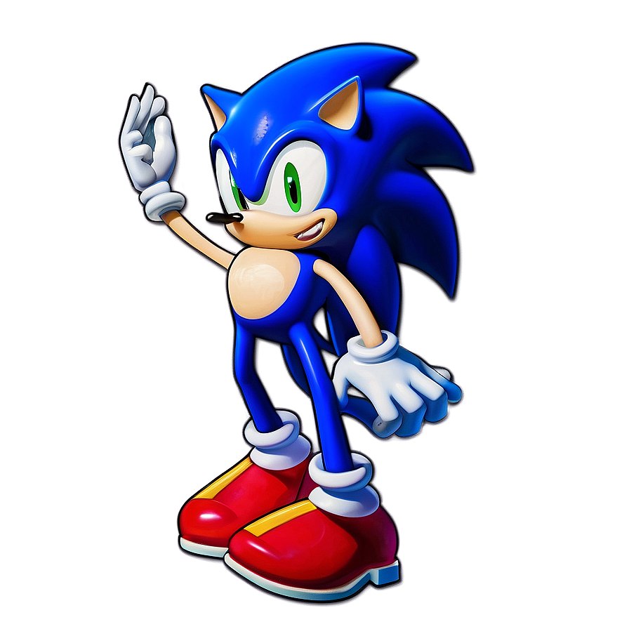 Sonic Guitar Playing Png 04292024 PNG