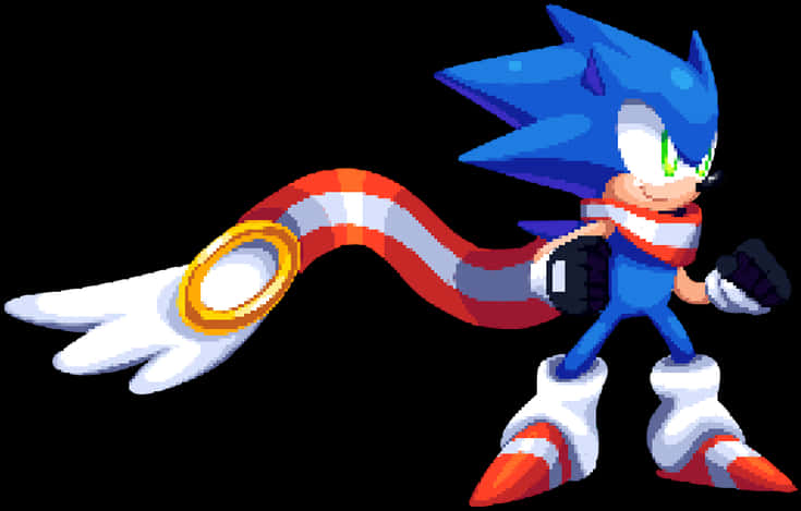 Sonic Hyper Form Pose PNG