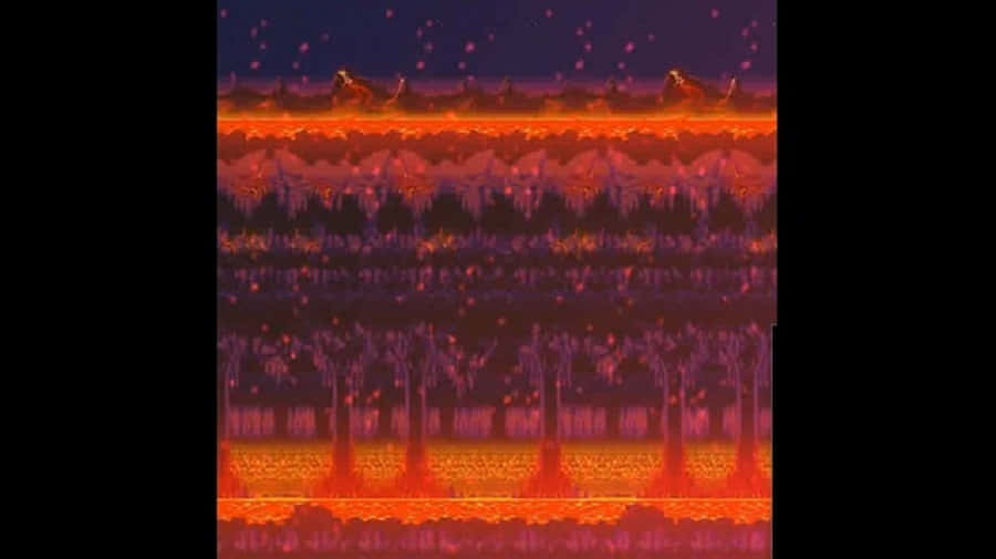 Sonic the Hedgehog navigating the treacherous Lava Reef Zone Wallpaper