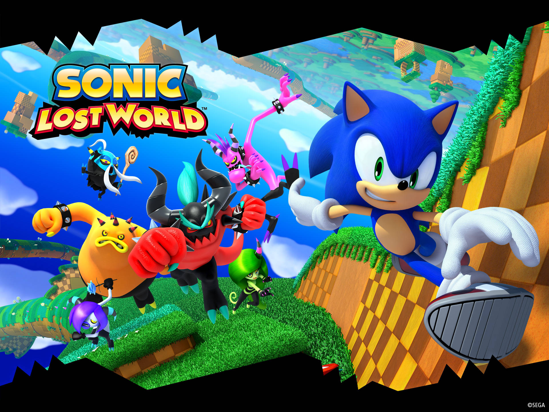 Artede Sonic Lost World Fondo de pantalla