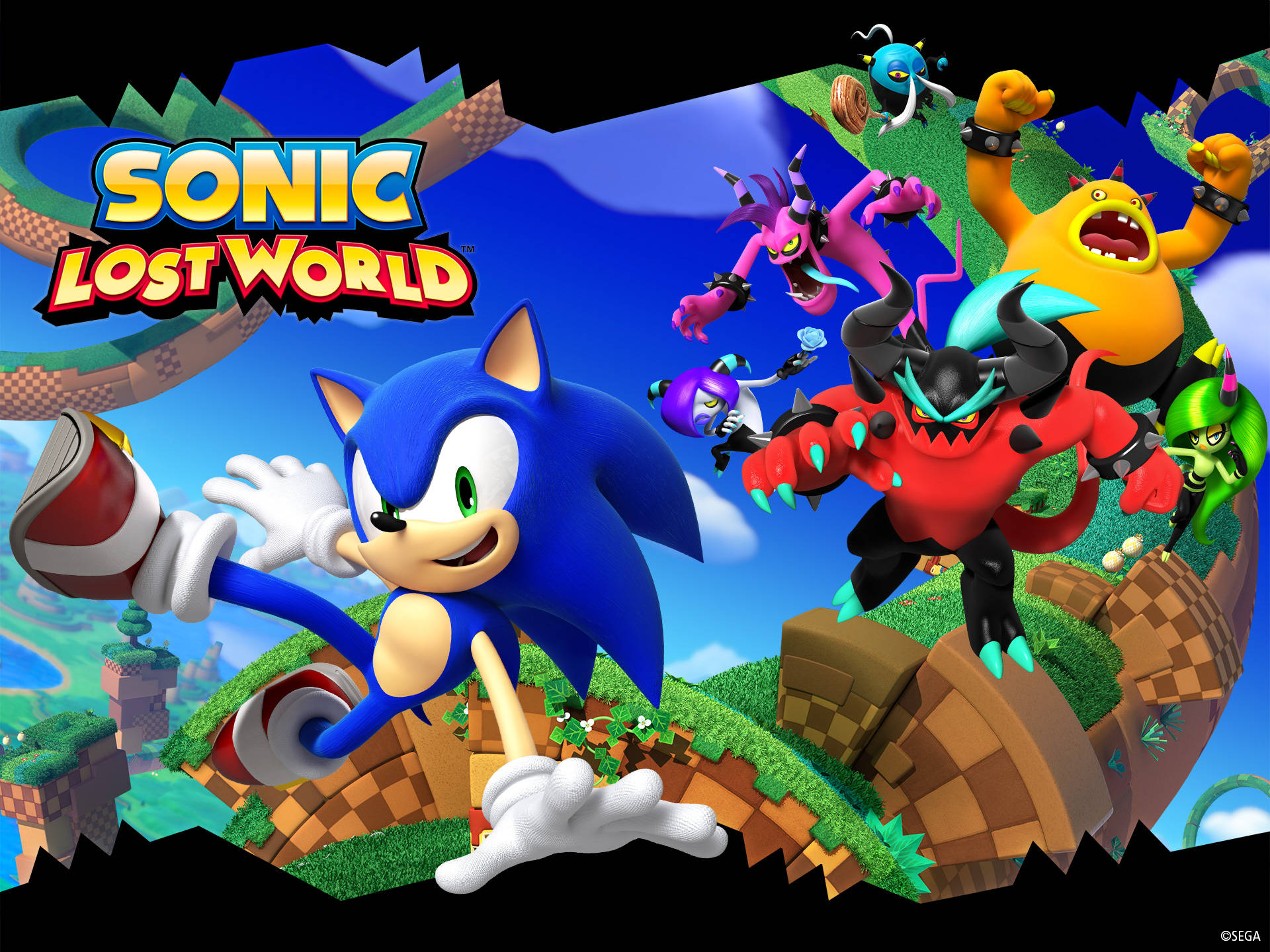 Sonic Lost World Spil Plakat Wallpaper