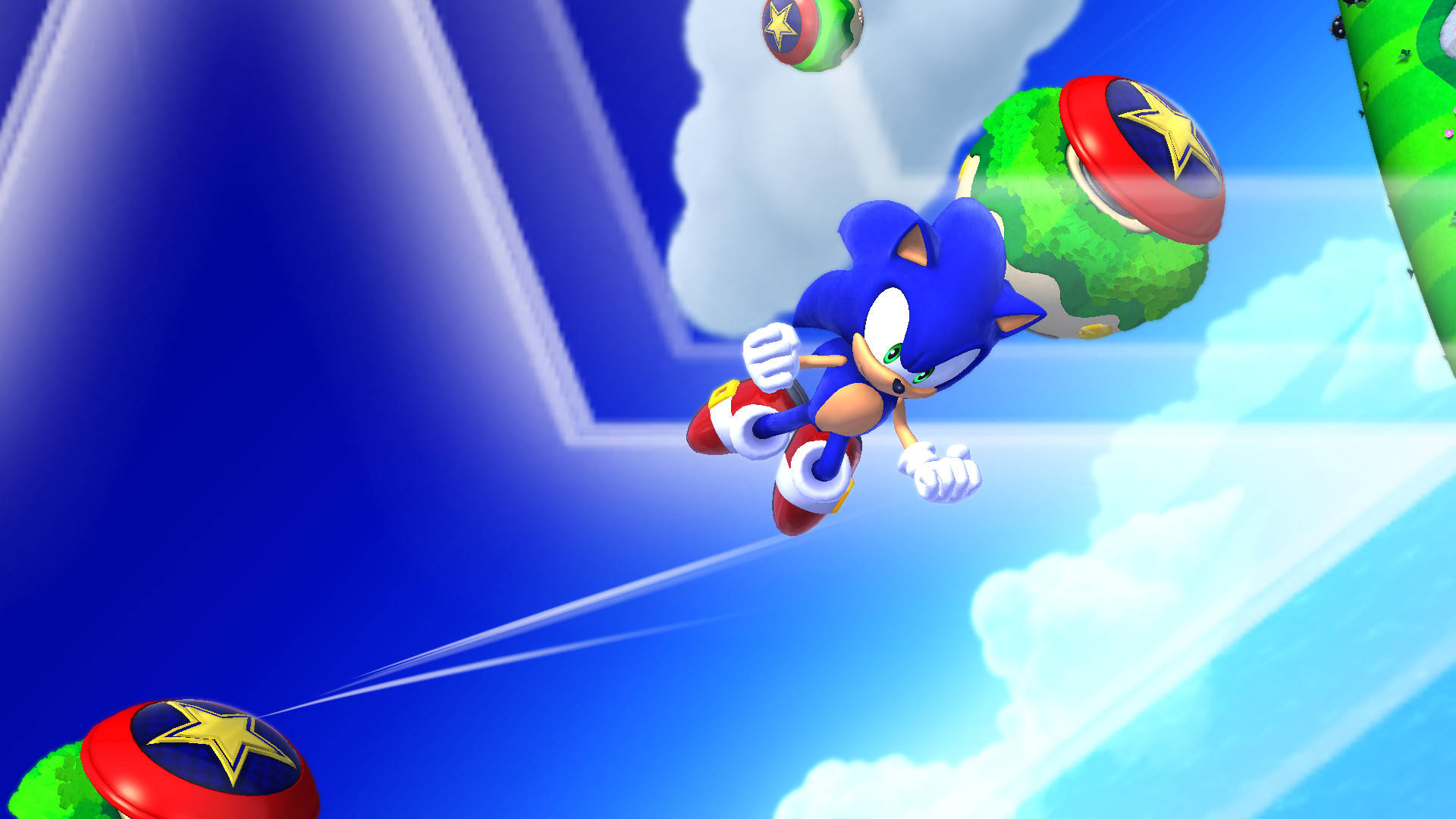 Sonic Lost World Hedgehog In The Air Wallpaper