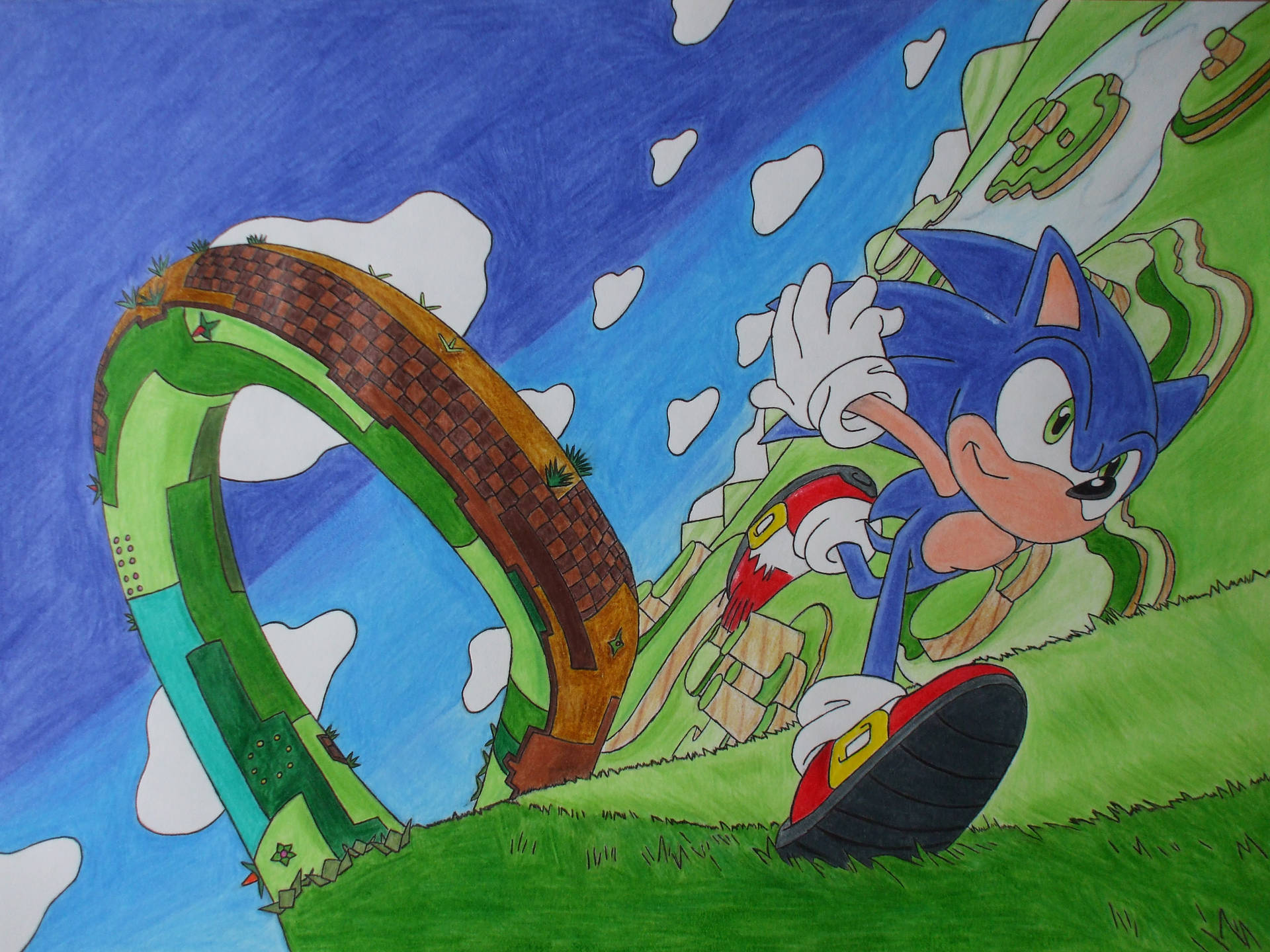 Sonic Lost World Windy Mill Wallpaper