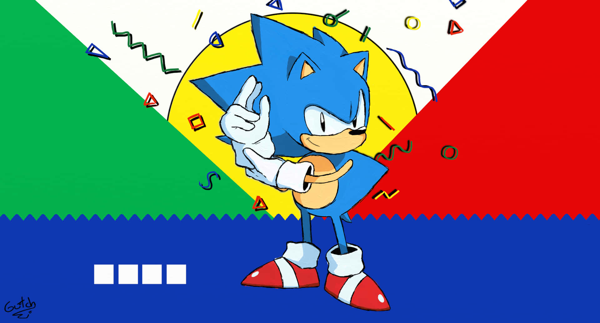 Image  Riding the Blue Blur to Victory in Sonic Mania Wallpaper