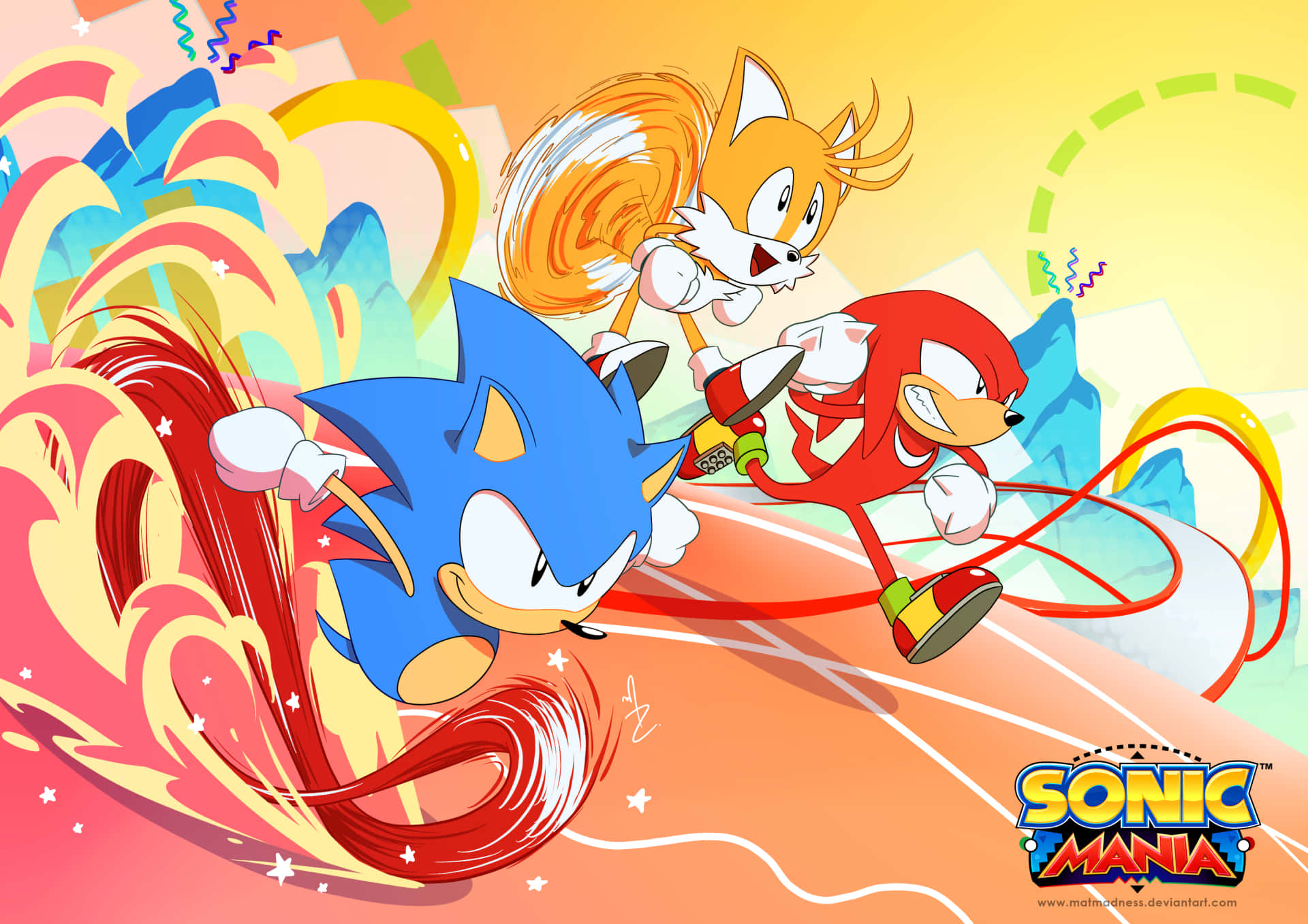 Play The Ultimate Classic Side-scroller With Sonic Mania! Wallpaper