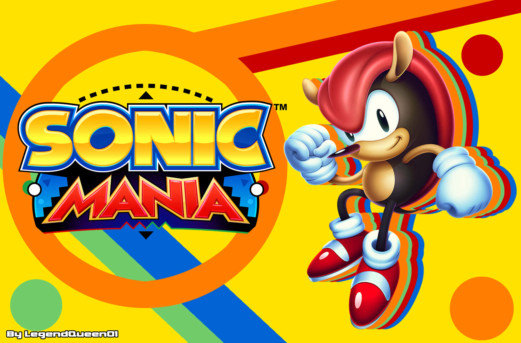 "Race to the Finish with Sonic Mania!" Wallpaper